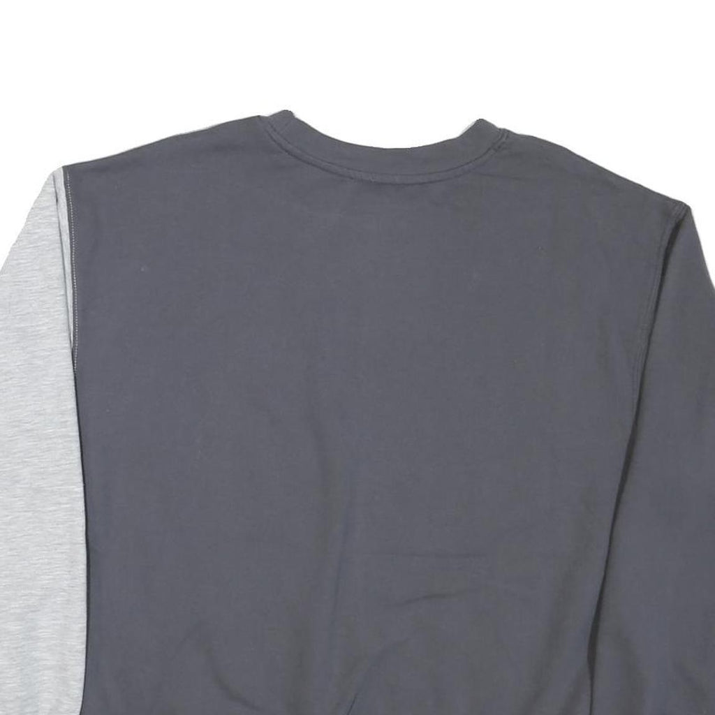 ACDC Mens Grey & Cream Band Logo Crew Neck L Cotton Blend Sweatshirt