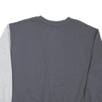 ACDC Mens Grey & Cream Band Logo Crew Neck L Cotton Blend Sweatshirt