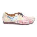 THINK Womens Lace-Up Shoes Leather Multicolour UK 6 Comfortable Casual Smart