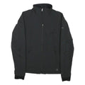 COLUMBIA Womens Black Outdoor Zip Jacket S Polyester Blend Plain Lightweight