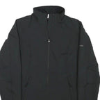 COLUMBIA Womens Black Outdoor Zip Jacket S Polyester Blend Plain Lightweight