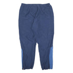 ADIDAS Mens Joggers Blue XL W36 L29 Polyester Blend Slim Tapered Casual Track