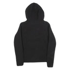 FILA Womens Black Hooded Zip Jacket M Polyester Blend Plain Casual Lightweight