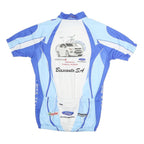 SMS Mens Blue & White Cycling Jersey XL Short Sleeve Zip Up Kuga's Bike Team