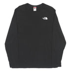 THE NORTH FACE Mens Black Graphic T-Shirt L Long Sleeve Crew Neck Outdoor