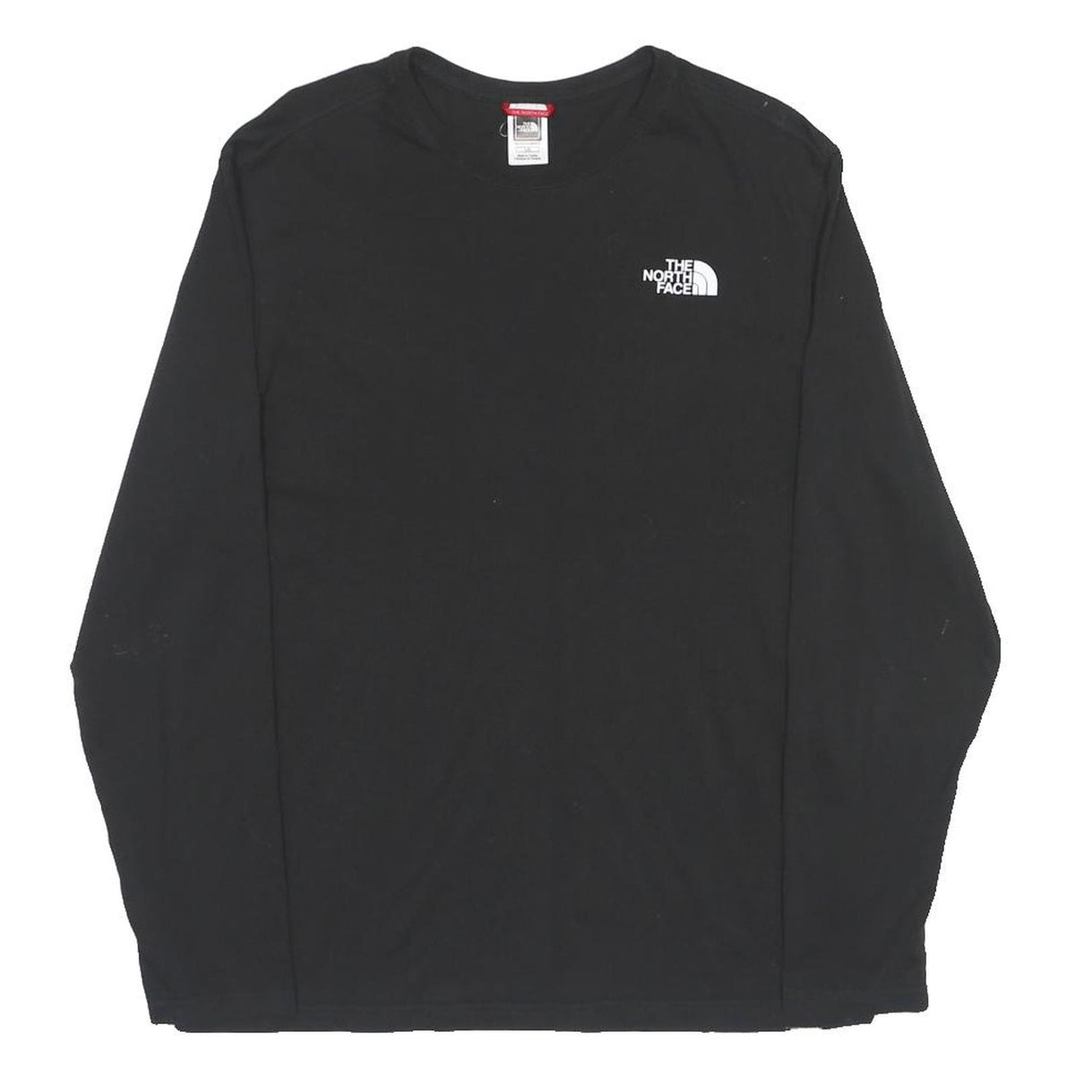 THE NORTH FACE Mens Black Graphic T-Shirt L Long Sleeve Crew Neck Outdoor