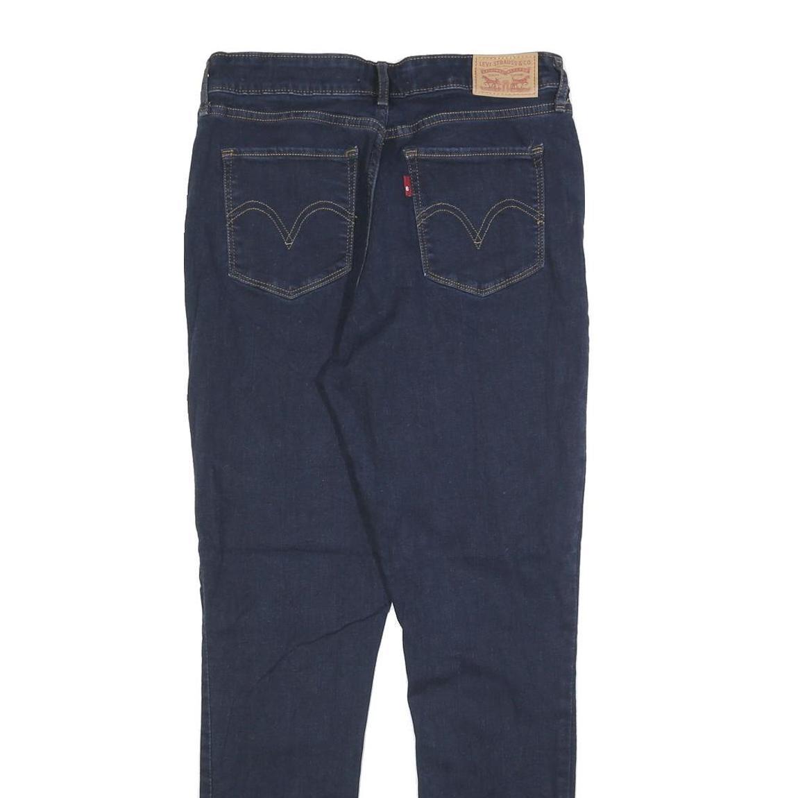 LEVI'S Womens Jeans Blue Slim Skinny Denim Medium W31 L30 Stylish Zip Closure