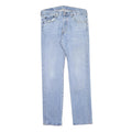 LEVI'S 501 Mens Jeans Blue Regular Straight Denim Light W32 L32 Classic Button