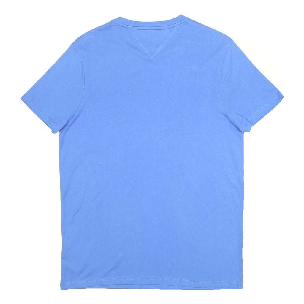 TOMMY HILFIGER Mens Blue XS T-Shirt Short Sleeve Crew Neck Cotton Classic Fit