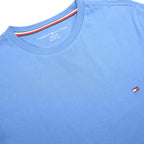 TOMMY HILFIGER Mens Blue XS T-Shirt Short Sleeve Crew Neck Cotton Classic Fit
