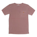 CARHARTT Mens Pink S Pocket T-Shirt Short Sleeve Crew Neck Cotton Casual