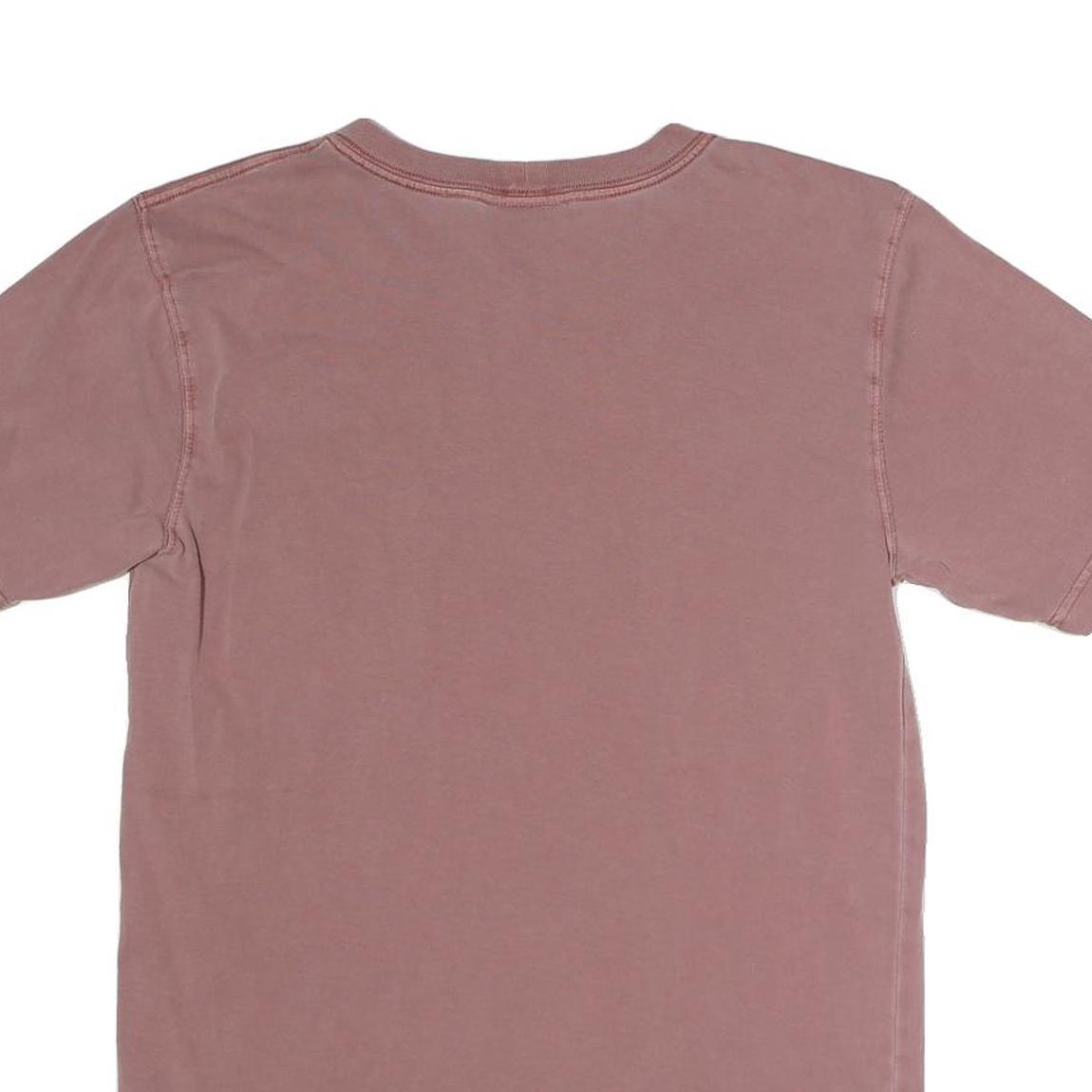 CARHARTT Mens Pink S Pocket T-Shirt Short Sleeve Crew Neck Cotton Casual