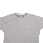 ZARA BASIC Womens Black & White Checked Crop Top Short Sleeve Crew Neck M Cotton