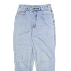 TEDDY'S Womens Jeans Blue Relaxed Tapered Stone Wash W28 L29