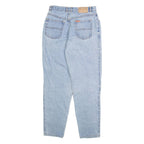 TEDDY'S Womens Jeans Blue Relaxed Tapered Stone Wash W28 L29