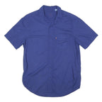 LEVI'S Mens Blue Cotton Shirt M Casual Summer Button Pocket