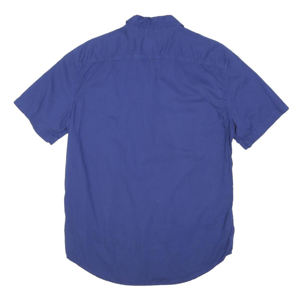 LEVI'S Mens Blue Cotton Shirt M Casual Summer Button Pocket