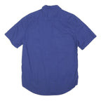 LEVI'S Mens Blue Cotton Shirt M Casual Summer Button Pocket