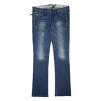 GUESS Womens Jeans Blue Regular Bootcut Stone Wash W32 L34