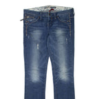 GUESS Womens Jeans Blue Regular Bootcut Stone Wash W32 L34