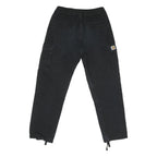 CARHARTT Mens Regular Fit Black Cargo Trousers W32 L29 Cotton Blend Zip