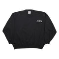 CHASE AUTHENTICS Mens Black Plain Pullover Jumper Crew Neck Cotton Blend 2XL
