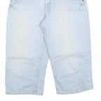 BASIC CONCEPTION Mens Shorts Light Blue Denim Casual M W30 Cotton Blend