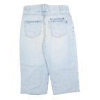 BASIC CONCEPTION Mens Shorts Light Blue Denim Casual M W30 Cotton Blend