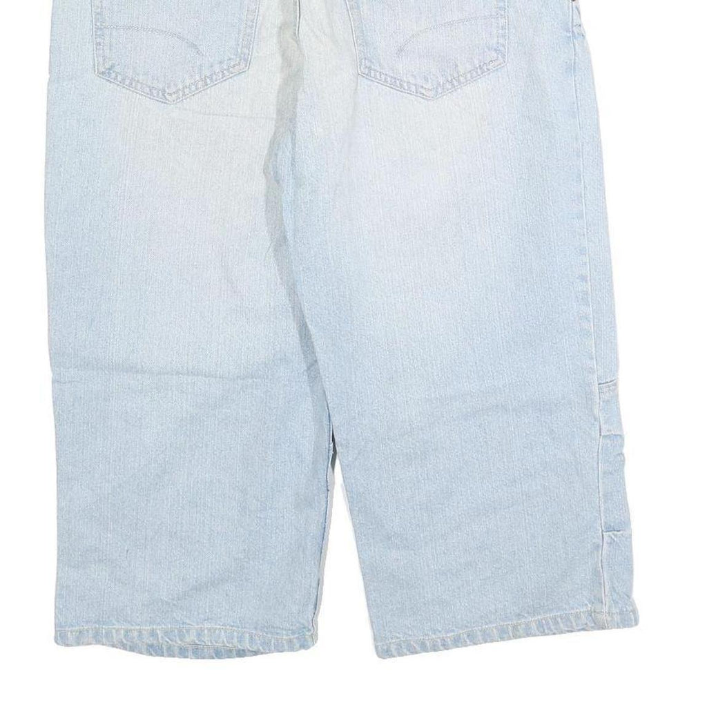 BASIC CONCEPTION Mens Shorts Light Blue Denim Casual M W30 Cotton Blend
