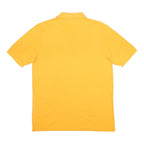 KAPPA Mens Yellow Short Sleeve Plain L Cotton Polo Shirt Casual Sportswear