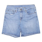 LEVI'S Womens Denim Blue Casual Shorts S W27 Cotton Blend Summer Style
