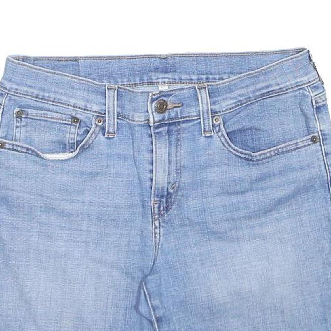 LEVI'S Womens Denim Blue Casual Shorts S W27 Cotton Blend Summer Style
