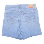 LEVI'S Womens Denim Blue Casual Shorts S W27 Cotton Blend Summer Style