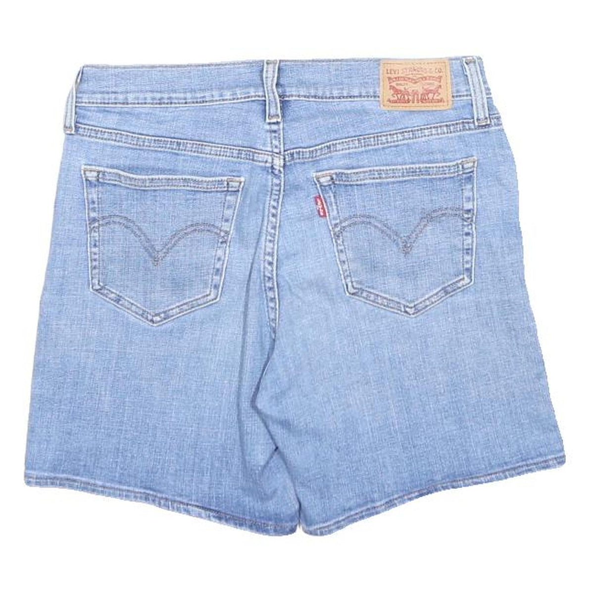 LEVI'S Womens Denim Blue Casual Shorts S W27 Cotton Blend Summer Style