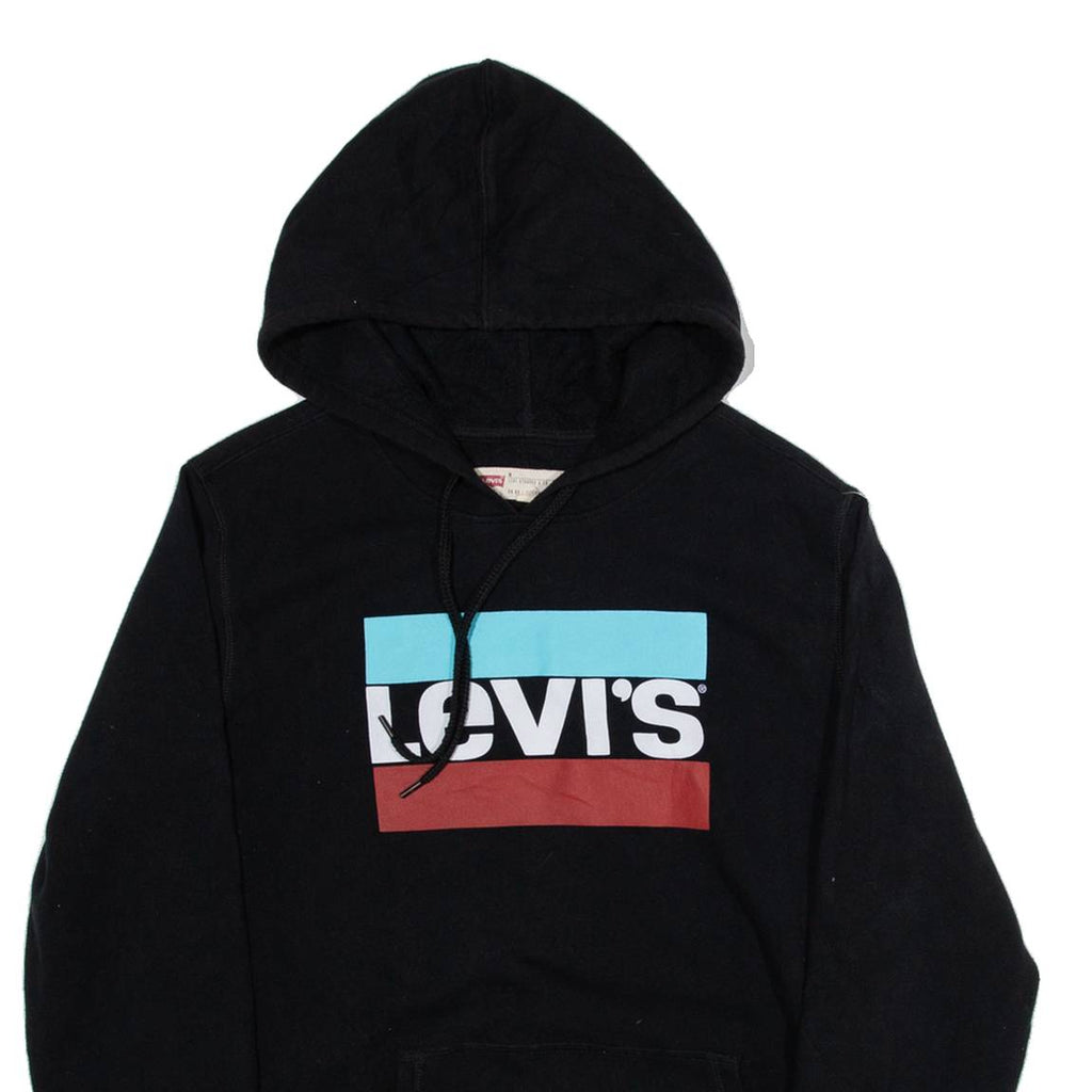 LEVI'S Womens Black Hoodie M