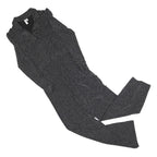 & OTHER STORIES Womens Black White Floral Playsuit XS Polyester Blend Elegant