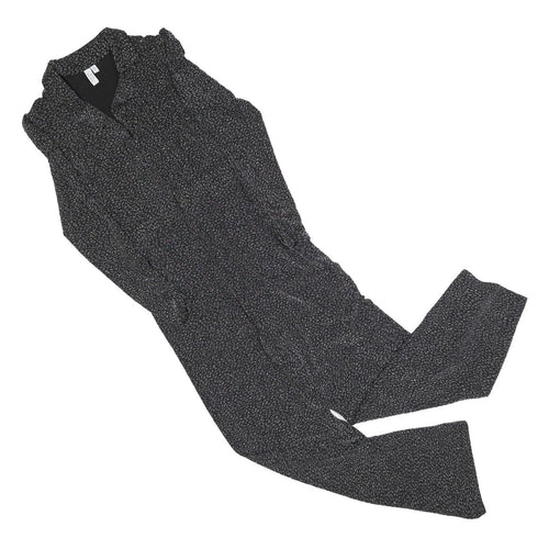 & OTHER STORIES Womens Black White Floral Playsuit XS Polyester Blend Elegant