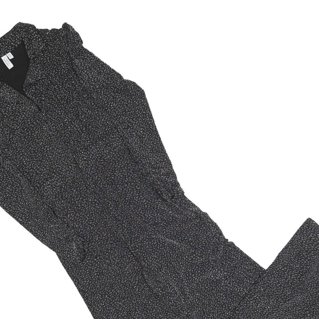 & OTHER STORIES Womens Black White Floral Playsuit XS Polyester Blend Elegant