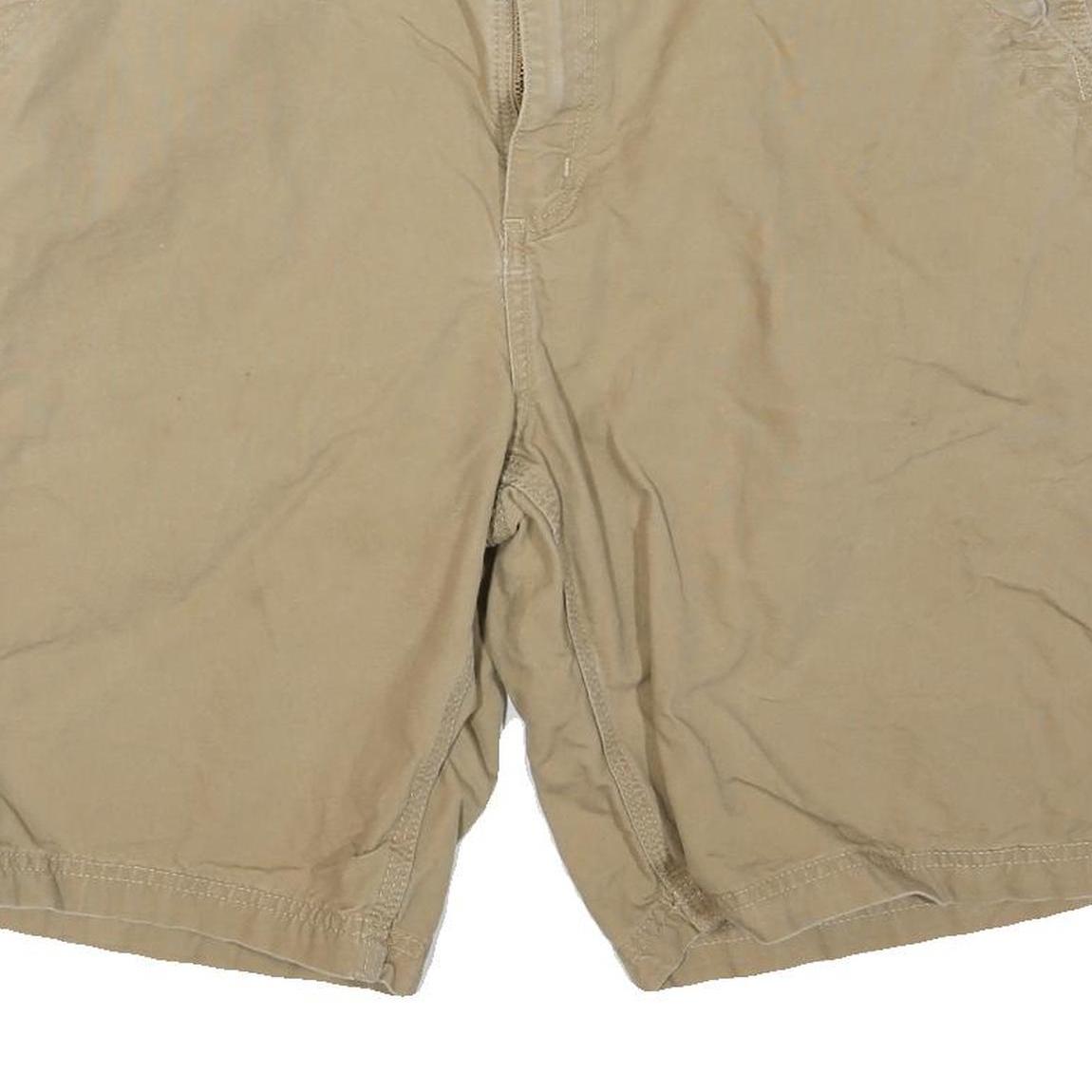 CARHARTT Mens Shorts Beige Casual XL W38 Cotton Blend Utility Workwear