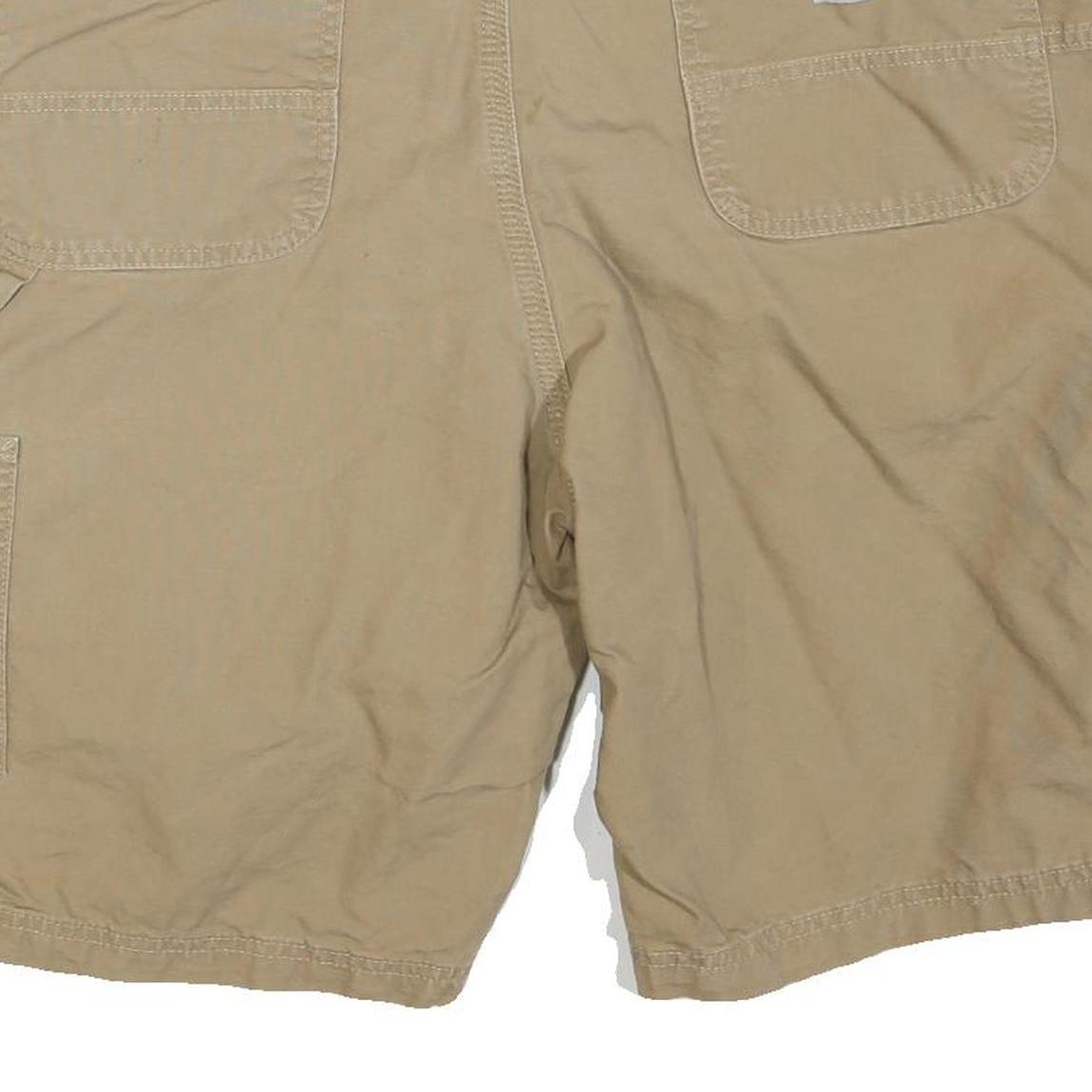 CARHARTT Mens Shorts Beige Casual XL W38 Cotton Blend Utility Workwear