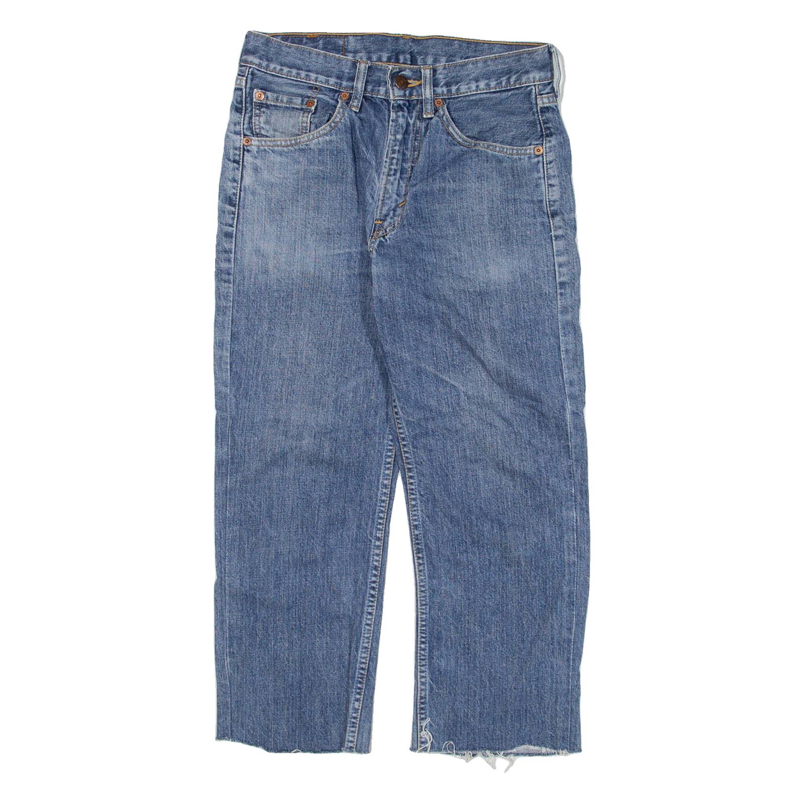 LEVI'S 521 Jeans Mens Blue Regular Straight W29 L22