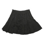 TED BAKER Womens Black Mini Polyester Skirt Button Detail Elegant S