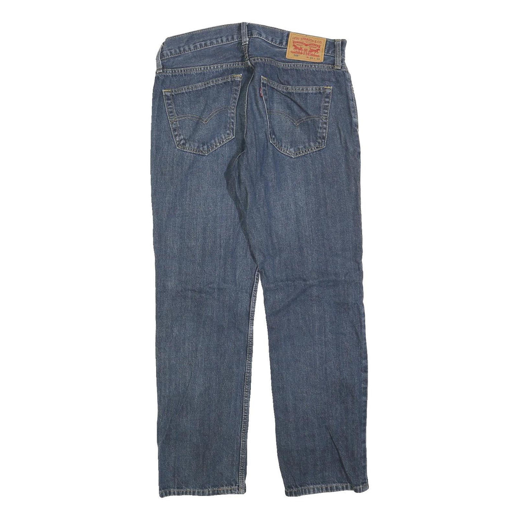 LEVI'S 559 Straight Mens Jeans Blue Relaxed Straight Denim Medium W33 L32 Cotton