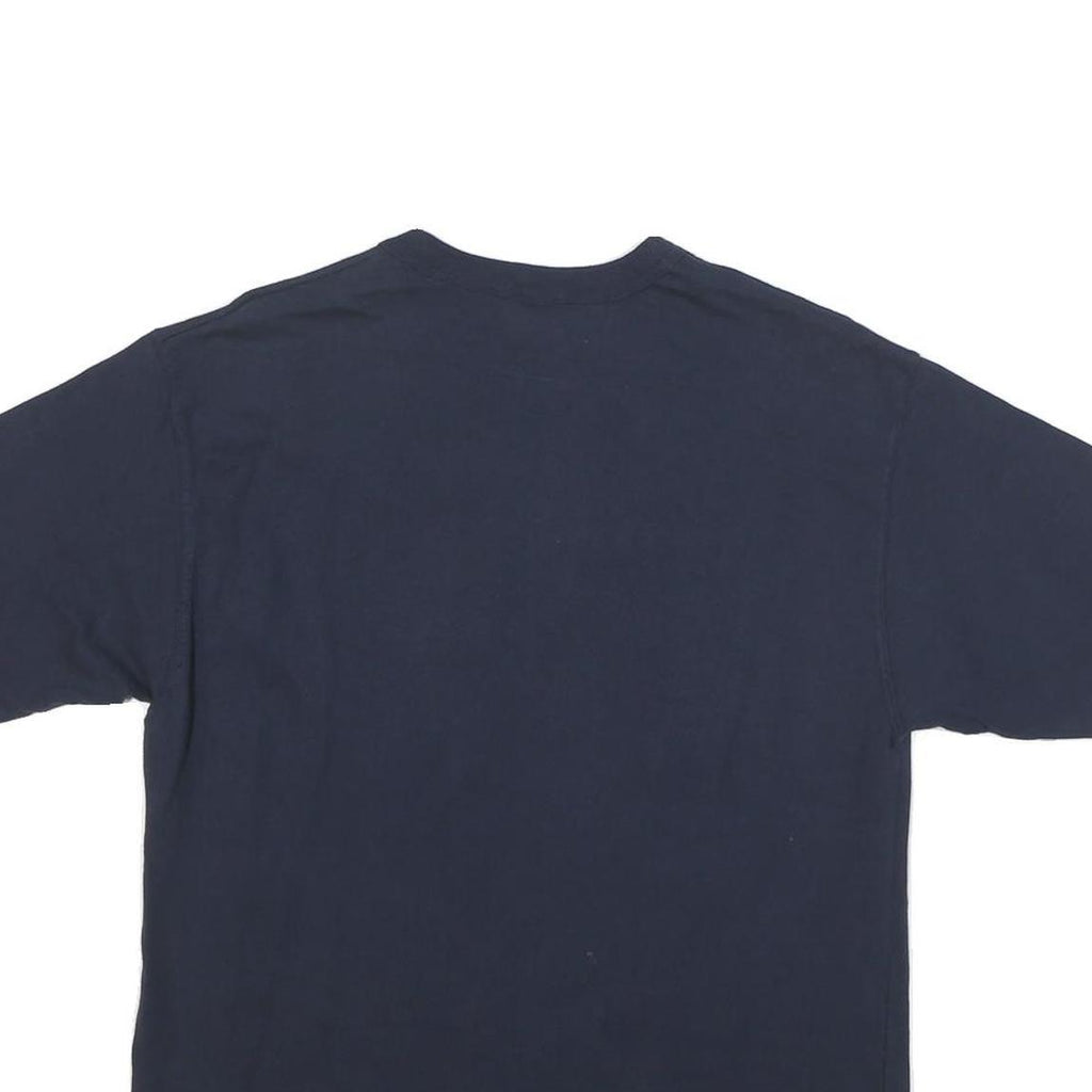 CHAMPION Mens Navy Blue 5e Baron Graphic T-Shirt S Short Sleeve Crew Neck Cotton