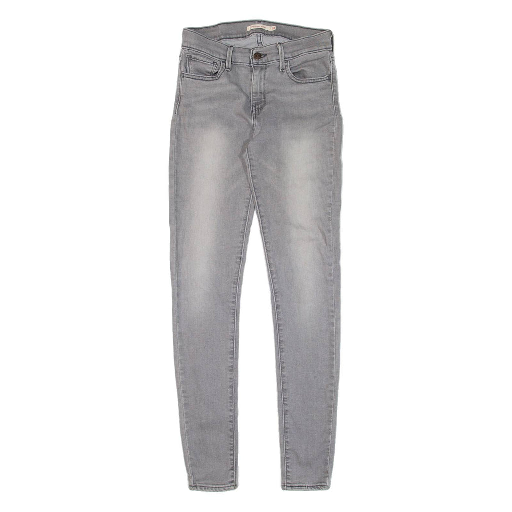 LEVI'S 710 Womens Jeans Grey Slim Skinny W25 L30