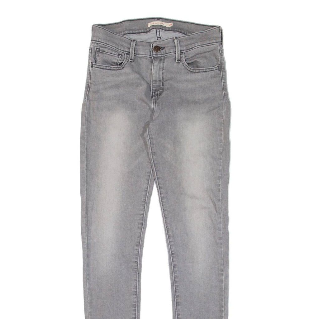 LEVI'S 710 Womens Jeans Grey Slim Skinny W25 L30