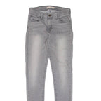 LEVI'S 710 Womens Jeans Grey Slim Skinny W25 L30