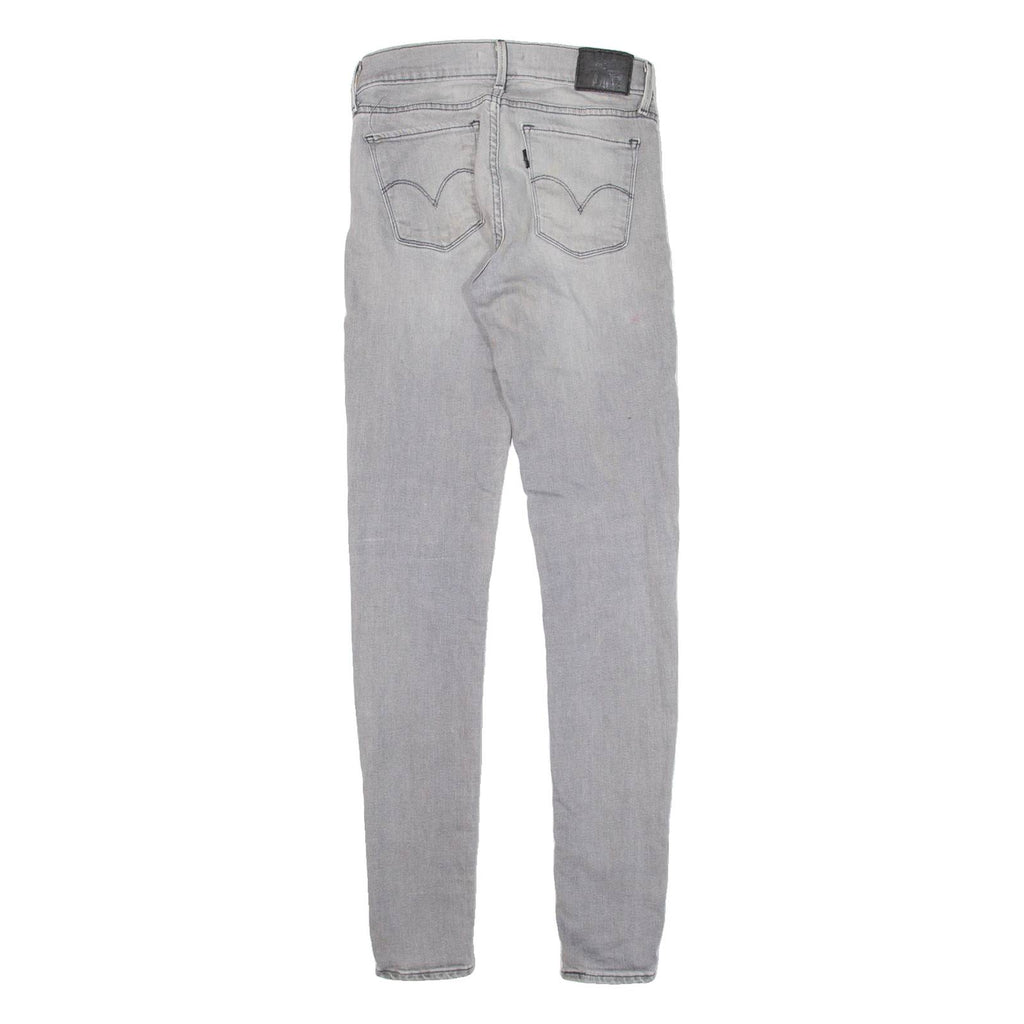 LEVI'S 710 Womens Jeans Grey Slim Skinny W25 L30