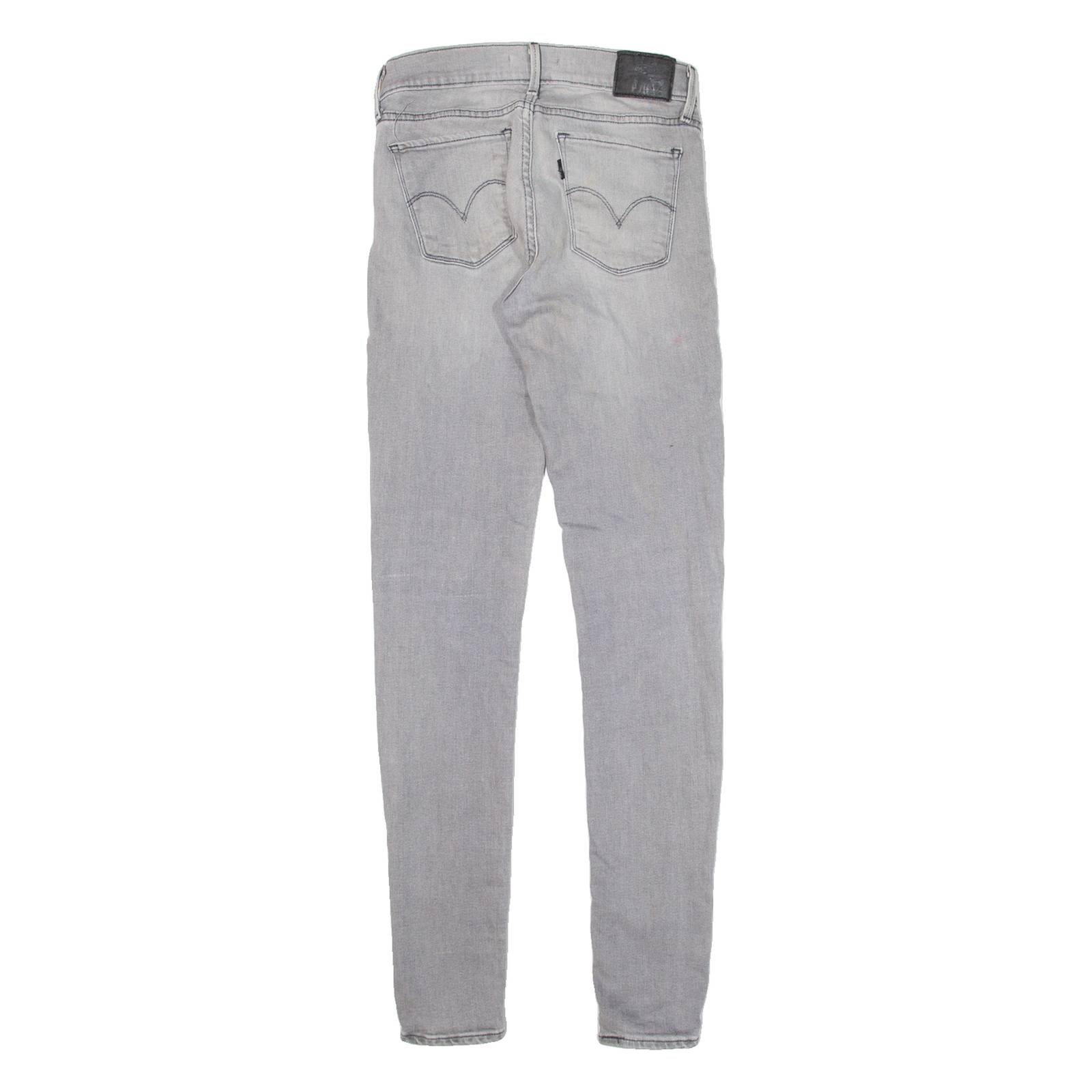 LEVI'S 710 Womens Jeans Grey Slim Skinny W25 L30