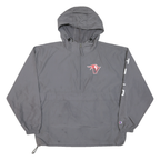 CHAMPION Mens Grey Zip Track Jacket XL Polyester Blend Hooded Casual Sportswear